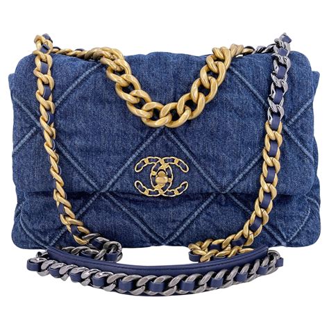 chanel handbag 2018|Chanel 19 handbag denim.